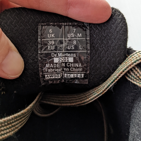 DOC MARTENS 10447 90s Y2K Vintage Chunky Chonky Platform High Top Boots - Picture 12 of 16